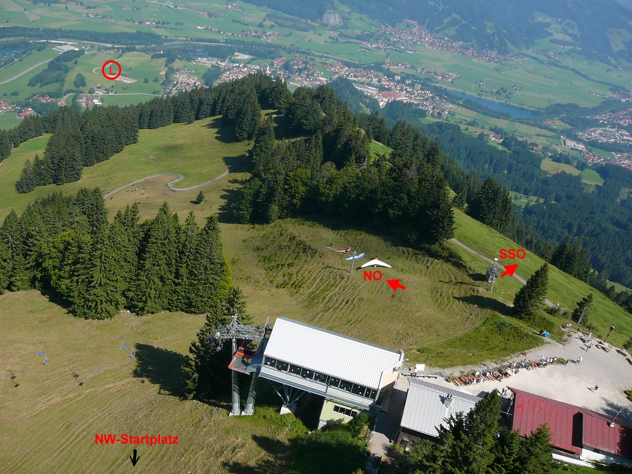 Mittagberg-Startplätze