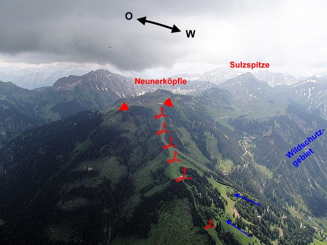 Neunerköpfle Thermik